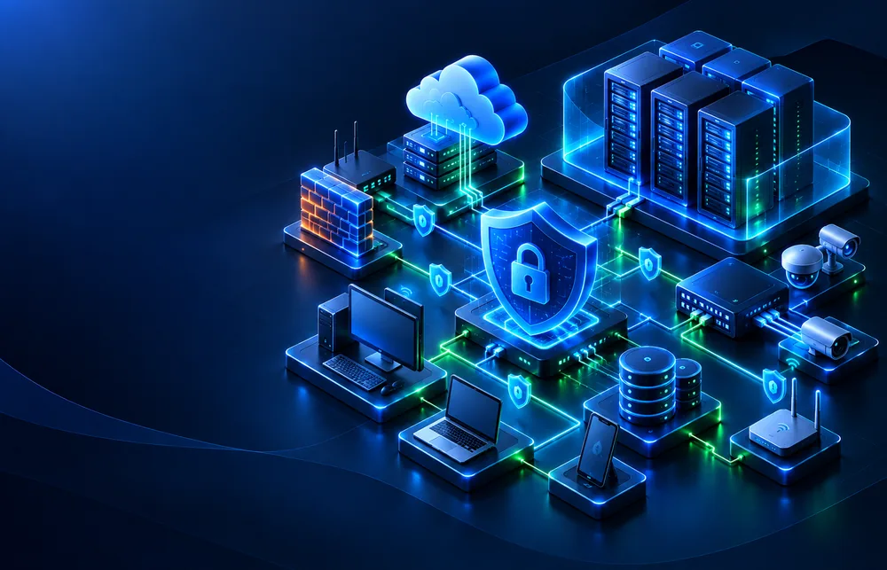 Secure cloud, network and enterprise IT infrastructure architecture